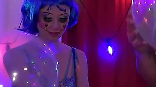 Lily Kink Meets the Balloon Loving Green Cock Crazed Clowns
