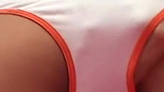 Amateur Bedroom Tease: Sensual Play on Pink Sheets