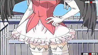 Akiba Gals uncensored episode featuring two girls