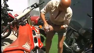 Extreme orgy fuck and piss outdoor