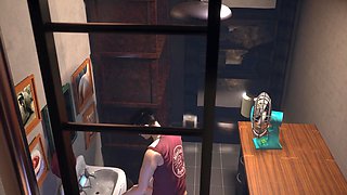 3DGSPOT - Naughty THREE DIMENSIONAL Toon Three-way With Numerous Spears And 2 Big-chested Gals! UNCENSORED ROMP!