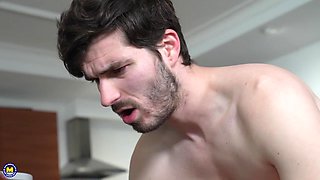 Sabine Is A Hot Curvy Milf Manager That Fucks Her Intern At The Office