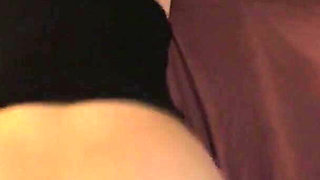 Sex on the Floor with a Busty Young Wife