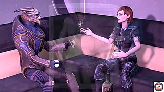 Anime mom from Joystickcinema gives into lust with her big boobs