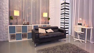 Super Hot Blonde BBW Zoey Skyy Masturbates in Front of an Old Perv