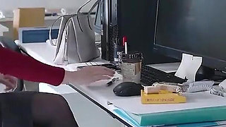 A Beautiful Office Lady Wearing a Split-crotch Thong During Her Break in the Office.. 1