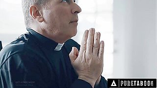 PURE TABOO Innocent Church Girl Tries Anal For The First Time With Perverted Priest