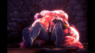 The Stepmother of Pus 3D Monster Fuck