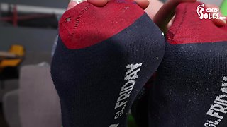 POV Gym Girl Sneakers Domination