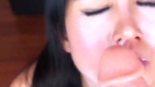 Horny Secretary Begs for Anal and Facial
