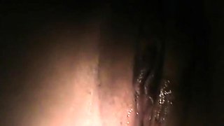 Asian Pussy Filled with BBC Creampie