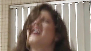 Hot amateur teen rammed deep and hard over the dining table
