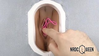 Hot MILF Enjoys Magical Glory Hole in 4K - Wet Pussy & Anal Plug Fun