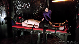 His Mistress Laughs at His Terrible CBT Part1