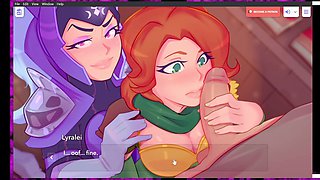 Luna in the tavern - saucy blowjob in the bathroom
