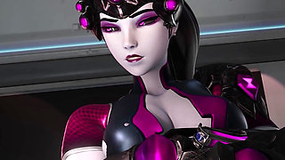These 3D Babes Collide in a Loud Ride With Toys & Hard Screams