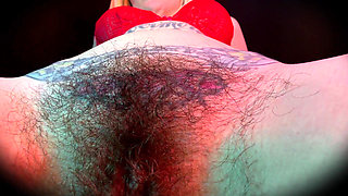 My Pussy Hair Will Turn You Into a Real Man This Is Your Mustache Now! - Sissy, Face Sitting, Hairy Pussy