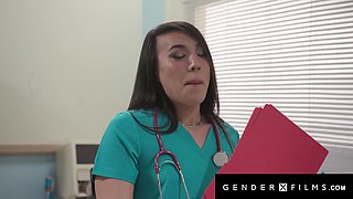 Latino Trans Nurse Nailed By Kinky Patient In Hospital