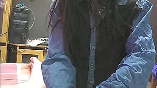 Blowjob qeeun gives best blowjob to white man