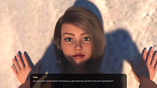 No More Cash 4 - Toby Pressing His Landlady's Breasts at the Beach