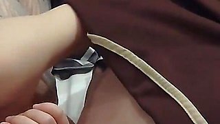 Seduced in an Erotic Uniform, Spanked and Creampied, Amateur Blowjob, Cunnilingus, Personal Shooting