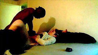 Unhappy Ending with BBC - White Girl Takes Huge Black Cock in Tight Pussy