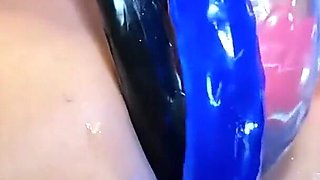 Four Dildos 4 One Badass