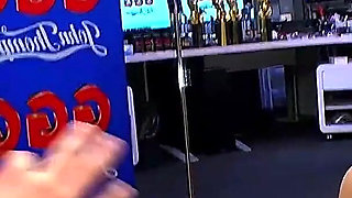 Ggg John Thompson-wild Blonde Enjoys Riding and Sucking Interracial Dicks Gangbang