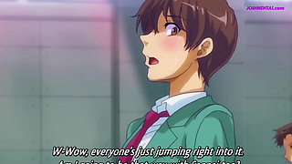 Group Sex In The Classroom - HENTAI