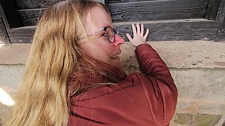 Erster Outdoorfick Des Jahres an Burgruine