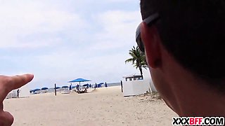 Stunning besties get screwed