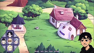 Dragon Ball Interdimensional Wish Krillin lets us train with his wife compilation of scenes 2