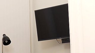 Tiffany Tatum Interracial Handjob and Cum Swallowing Blowjob