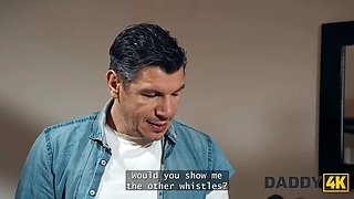 Daddy4k. my hot girlfriend is calmly cheating on me while i was watching tv