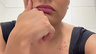 Gassy Ballerina Trying Not to Fart During Show Break