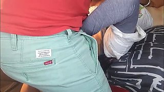 Hot Stepdad Fucks 18-Year-Old Stepdaughter While Wife is Away at Spa - Homemade Amateur Sex