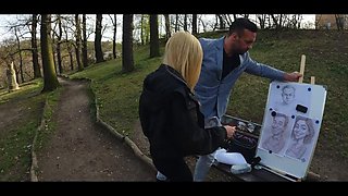 HUNT4K. Busty redhead seduced a stranger and fucked him in front of her BF: Porn