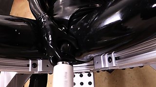 Extreme fetish latex play