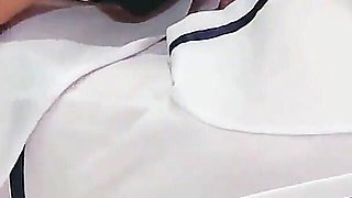 The Semen That Was Ejaculated Inside During Cowgirl Position Spilled Out.