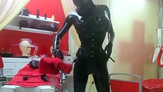 Kylies Latex Webcam Show BDSM Fun im Studio