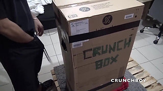 Slut blond twink fucked raw XXL black cock