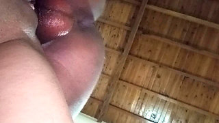 the slut hotwife lied to her husband telling him that she will go to a friend's house and endep in my apartment creampied