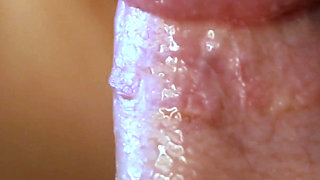 Close up Asian MILF POV Blowjob with Huge Oral Creampie