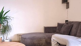 Stepmom teases him with her big ass and lets him fuck her cowgirl and doggy
