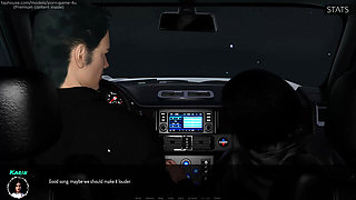 Medical Special Care - Karin handjobs Dr. Larkin in the car - 10KI - by Porn Game 4U