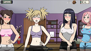 Kunoichi Trainer - Naruto Trainer v0.23.1 Part 126 Girls Party Strip and Sex Poker! by Loveskysan6