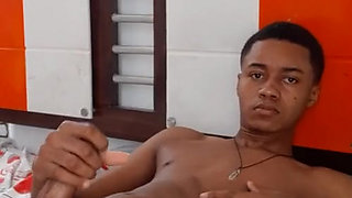 22 Year Old Handsome Boy Tony Blade Jerks off Pretty Good, Watch Him Spill All His Cum