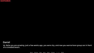 Cuckold Wife Gets Anal Creampied In Front Of Husband -  Hotwife 35 3D Cuckold Porn Games
