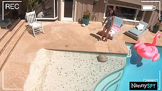 Boss Almost Fires Nanny After Catching Her Playing With Her Pussy