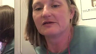 Huge Piss on Plane After Holding It for Four Hours!